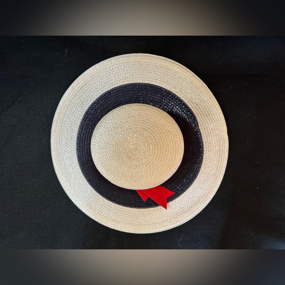 VINTAGE Plaza Suite by Betmar Women’s Straw Hat. Size 6 1/8 NWT! - Picture 3 of 5